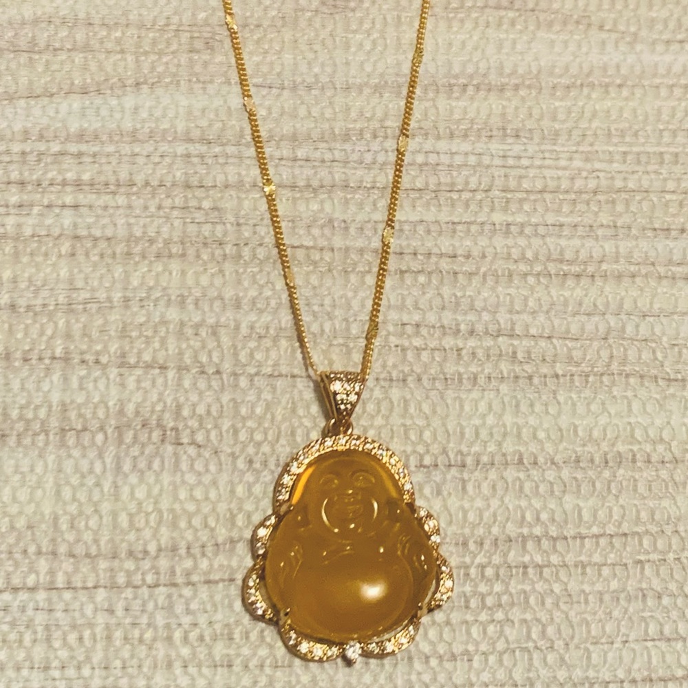 Jade Buddha Necklace
